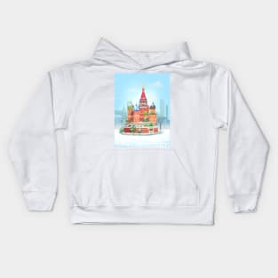 Moscow, Russia Kids Hoodie